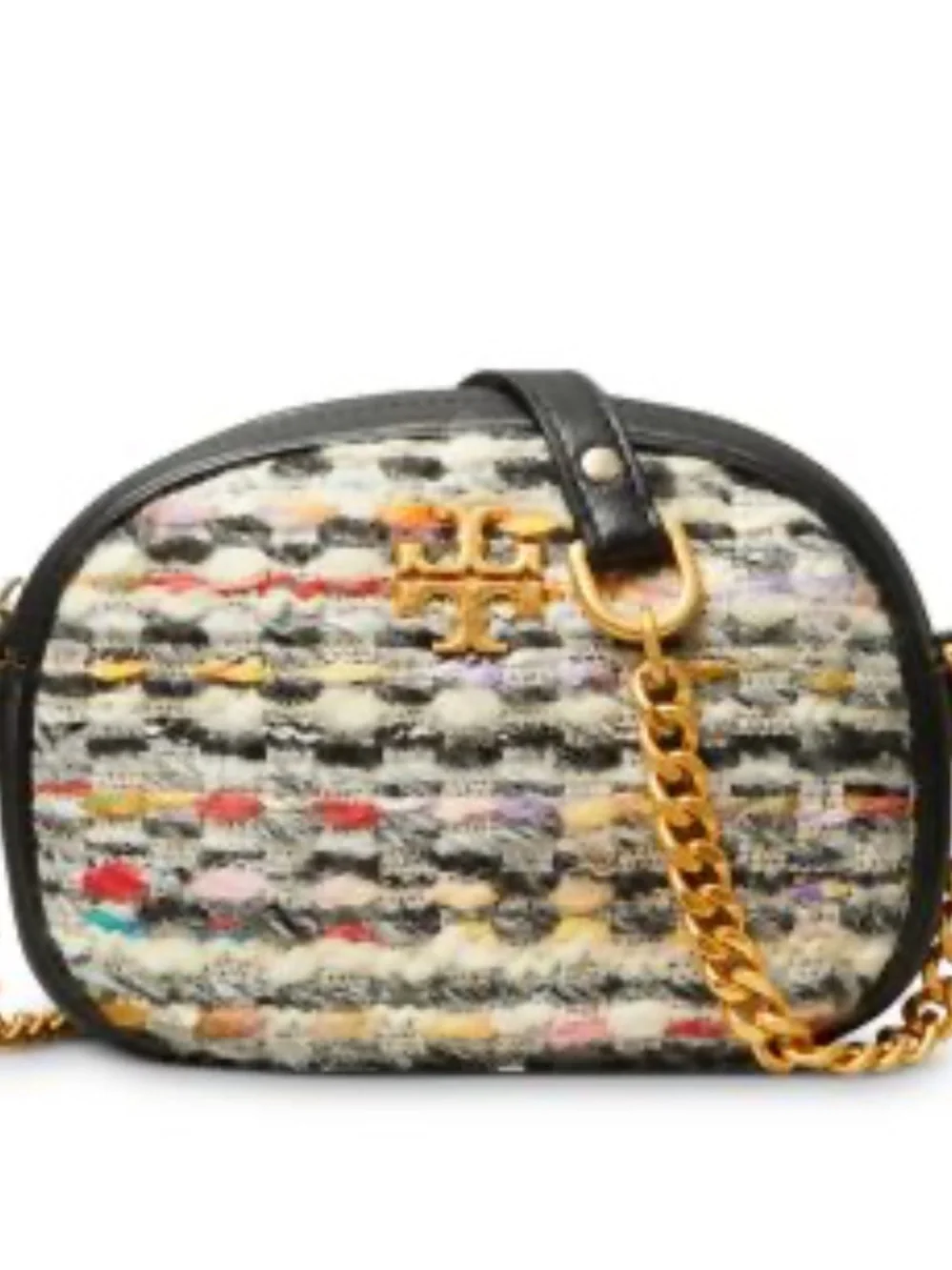 Tory Burch Small “Kira” Tweed Crossbody